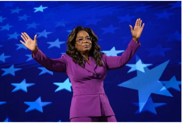 Oprah Winfrey brings star power to DNC’s third night, telling voters ‘choose common sense’